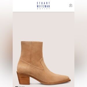 NEW! Stuart Weitzman Tate Bootie New Camel 9 $595
